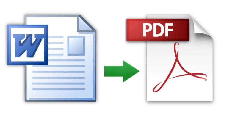 التحويل من Word الى PDF